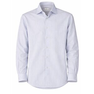 MAX Massimo Pasmato Blue Stripe Dress Shirt 100% Cotton Italy L